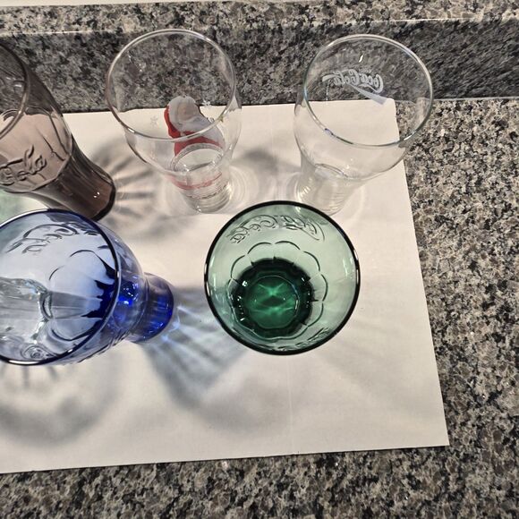 Set of 7 Genuine Coca-Cola Glass Tumblers by Libbey - Picture 5 of 12